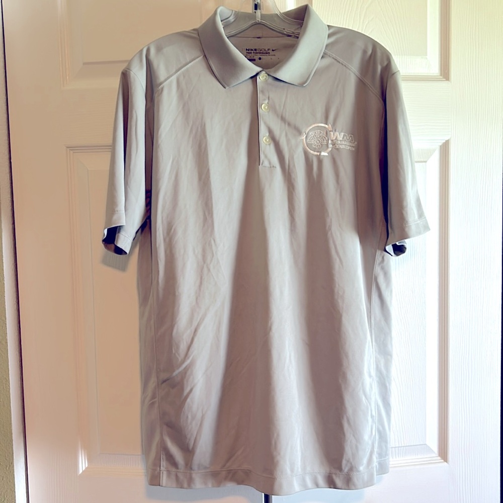 Nike L Gray Waste Management TPC Scottsdale Performance Polo